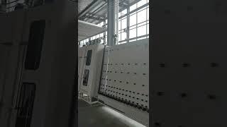 Automatic Vertical Insulating Glass Production Line Workshop, Jumbo Size Glass Sealing Machine