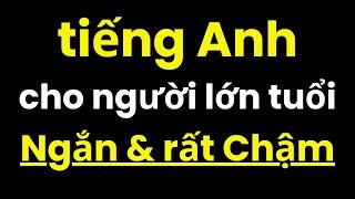 Tiếng Anh Cho Người Lớn Tuổi Người Mới | Luyện Nghe Tiếng Anh Chậm | Tự Học Tiếng Anh tại Nhà cơ bản