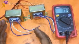 How to use dual transformer for amplifier