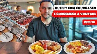 BUFFET COM CHURRASCO E SOBREMESA POR R$29,90 EM SP - CHURRASCARIA VIVA