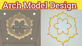 Arch Model Pop Ceiling Design | Drawing By @ARpopDesign #art #easydrawing #drawing #scenery