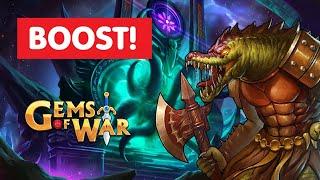 Gems of War Raid Boss FAST EASY team! Guide gameplay best strategy?!