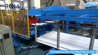 Trapezoidal Roofing Sheet Roll Forming Line (with automatic stacking system)