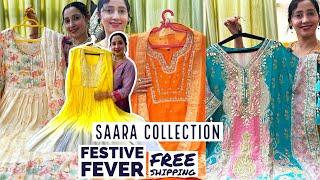 Saara Collection Brings You Super Stunning Cotton, Party Wear Suits and Dazzling Kaftans. Free Ship.