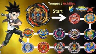 【Tempest Achilles VS ALL Beyblade Burst DB Marathon】 ベイブレードバーストDB  베이블레이드 버스트 DB 템페스트 아킬레스