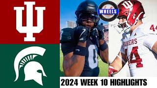 #13 Indiana vs Michigan State | Full Game Highlights | 2024 College Football Highlights