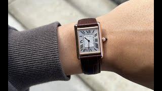 UNBOXING Cartier Tank Louis Large Model Rose Gold - The Most Versatile Watch Formal And Casual