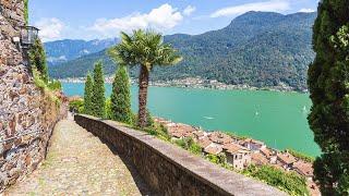 Morcote 4K - The Most Beautiful Village in Switzerland - A Spectacular Village on Lake Lugano