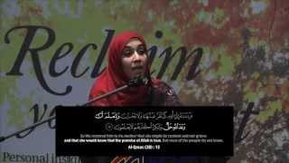 Jewels of the Qur'an ᴴᴰ: Inspirations from those Nearest to Allah - By: Yasmin Mogahed