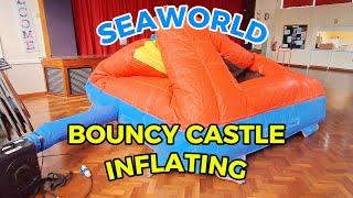 Sea World Bounce House Inflating  (Front & Back View)