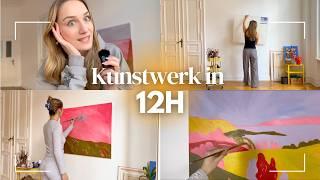 Art Challenge - Paint an acrylic painting in 12 hours 