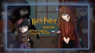 Harry Potter react to Aftons Family//Evan Afton(C.C)//2/4//&