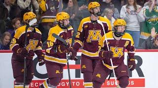 Highlights: #3 Minnesota Men's Hockey Sweeps Notre Dame