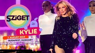 Kylie Minogue Live at SZIGET Festival (Full Concert / Fan Experience) Budapest, Hungary 07.08.2024