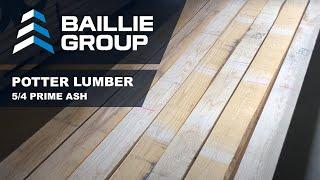 5/4 Prime Ash Potter Lumber