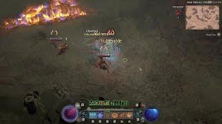 Diablo 4 Sorcerer PvP - Oculus Wand Firewall Sorcerer vs 2 Poison Rogue