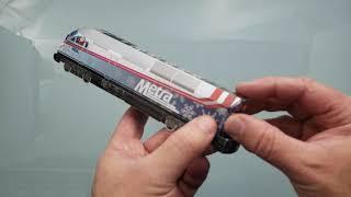 Metra Model Train