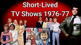 1976-77 Short-Lived TV Shows