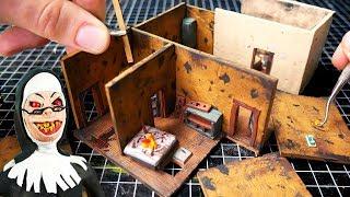 Making Evil Nun Miniature School in Polymer Clay (Altar room)