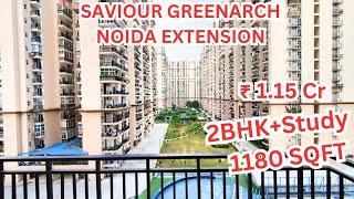 Saviour GreenArch Noida Extension | 2 Bhk + study flat in noida | #brandnew #flat #noida | @ 1.15 Cr