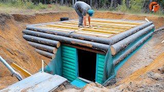 Man Builds Underground Shelter to Protect Himself from Predators | by@bushcraftoutdooradventures3135