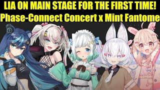 [Vtuber Commentary Stream] Phase-Connect Concert Soon With Mint Fantome! Lia's First Big Stage Show