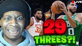 I'M DISSAPOINTED... Lvgit LIVE Reaction To KNICKS at CELTICS | Opening Night | October 22, 2024