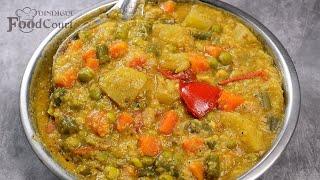 Vegetable Kootu/ Mix Veg Kootu For Rice