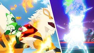 Liko / Floragato VS Arcanine - Liko Meets Lucius's Wife - Pokemon Horizons Episode 74 AMV