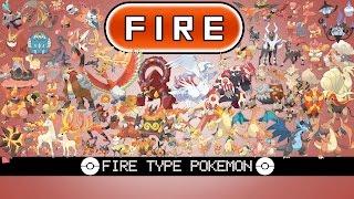 All Fire Type Pokémon