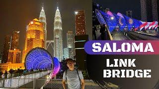 Saloma Link Bridge (Pintasan Saloma) in Kuala Lumpur Malaysia #pintasansaloma #salomabridge