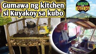 Gumawa ng kitchen si Kuyakoy sa Kubo