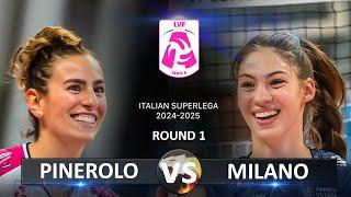 Pinerolo vs Milano | Italian Volleyball LVF SerieA1 2024/2025