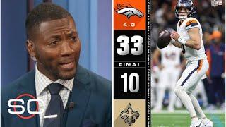 "Bo Nix is LEGIT!" - ESPN reacts to Broncos blew out Saints 33-10 for 4th win in past 5 games