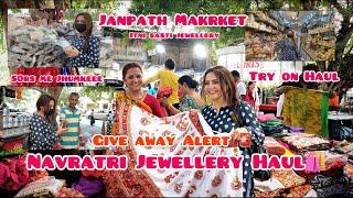 * NAVRATRI JEWELLERY HAUL * | JANPATH MARKET HAUL | TRY ON | HUGE VARIETY | DELHI MARKET |