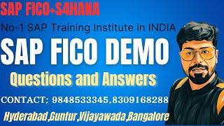 #SAP FICO DEMO CLASS in telugu,SAP FICO+S4HANA Demo,SAP FI-CO Course Videos,SAP Class For Beginners