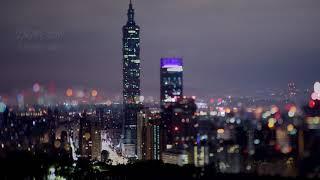 寂靜卻不寂寞的台北城-4K版本-TAIPEI 101 凌晨時分-虎山拍攝(JEFF 4K video)-Silent Taipei City TAIPEI 101 SKYLINE  #jeff0007