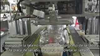 Máquina automática de sellado de latas de nitrógeno al vacío,Sellador de latas de nitrógeno