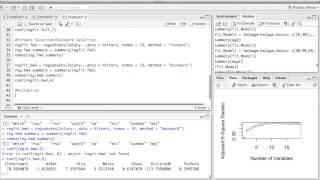 R-Session 6 - Statistical Learning - Linear Model Selection and Regularization