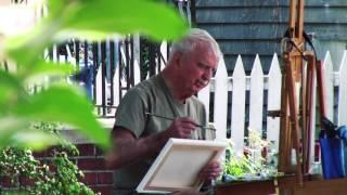 Plein Air with Peter (and Krunch)
