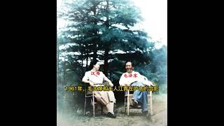 1961年，毛主席和夫人江青在庐山的合影。#毛泽东 #江青 #老照片 #历史人物