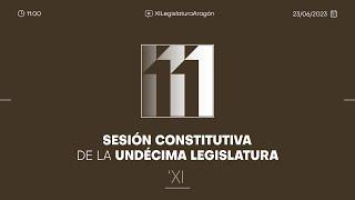 Sesión Constitutiva de la XI Legislatura de las Cortes de Aragón