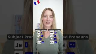 French Subject Pronouns vs Stressed Pronouns #learnfrench #frenchlesson #language