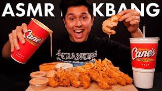 ASMR | Raising Cane's Mukbang w/ Fried Chicken, Fries, Texas Toast, & HUGE Sauce Cup