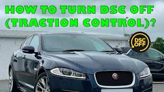 How to turn off traction control Jaguar XF X250  (DSC OFF)