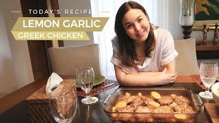 LEMON GARLIC GREEK CHICKEN RECIPE | Marjorie Barretto