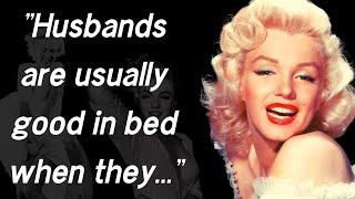 Brilliant Marilyn Monroe. Wise Words From a Young Lady