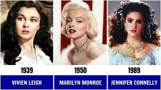 The Most Beautiful Actresses Every Year || 1930 - 2024