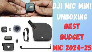 DJI MIC MINI UNBOXING | DJI MIC MINI FULL DETAILS VIDEO #dji #djiminimic #djimicmini #djimic