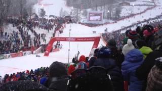 Mattias Hargin Kitzbühel  2015 Slalom Winner View from the Public